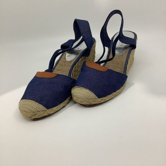 Ralph Lauren Espadrilles Wedge Platform Sandals - Picture 4 of 8